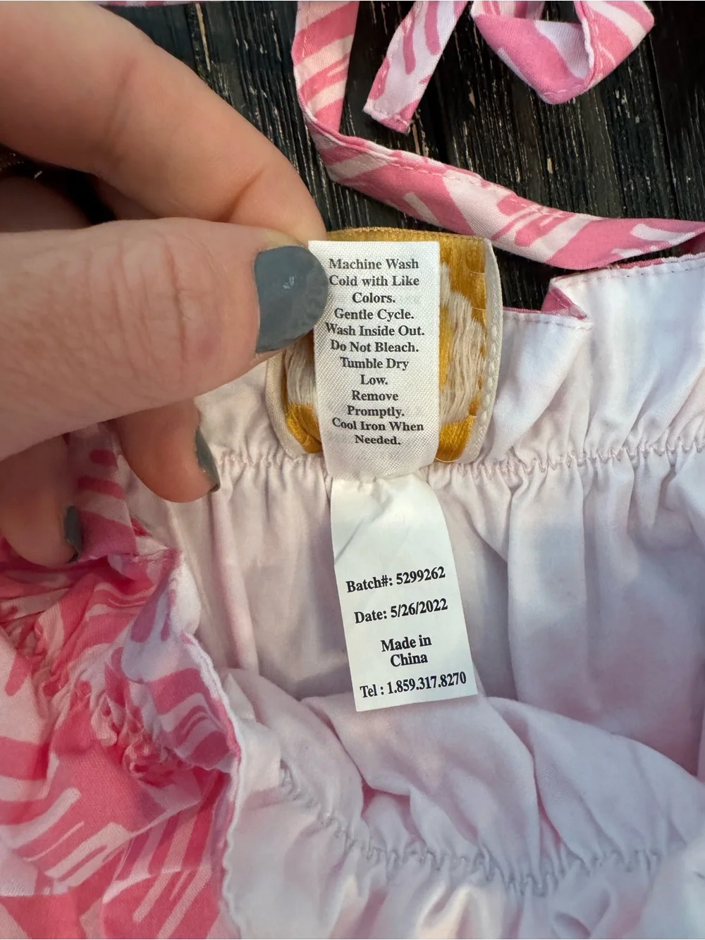 The Beaufort Bonnet Company Girls Size 7 EUC Pink and White Sleeveless Sundress